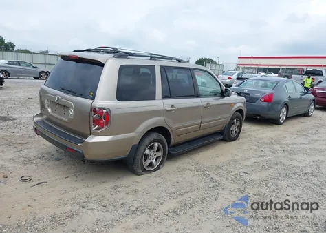 2007 Honda Pilot Ex-L из США, поврежденный, VIN 5FNYF286X7B039941